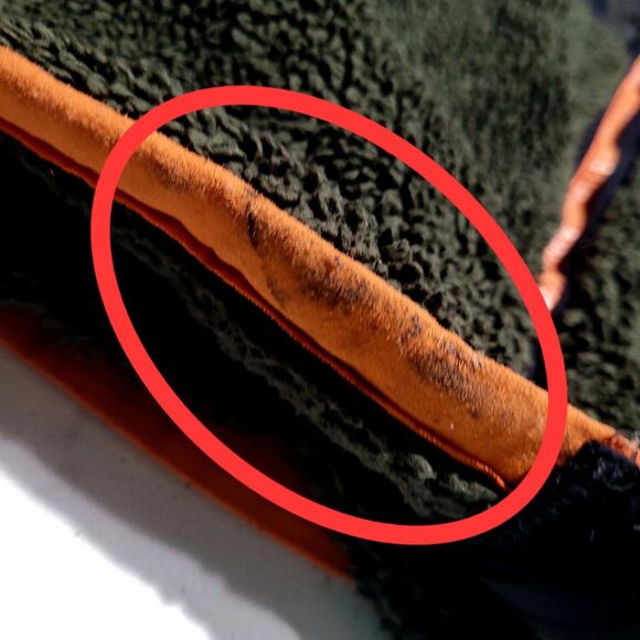 MICHAEL KORS Squaw Faux Shearling Camo Zip Vest Sherpa Fleece MENS SIZE XL EUC - Picture 7 of 12